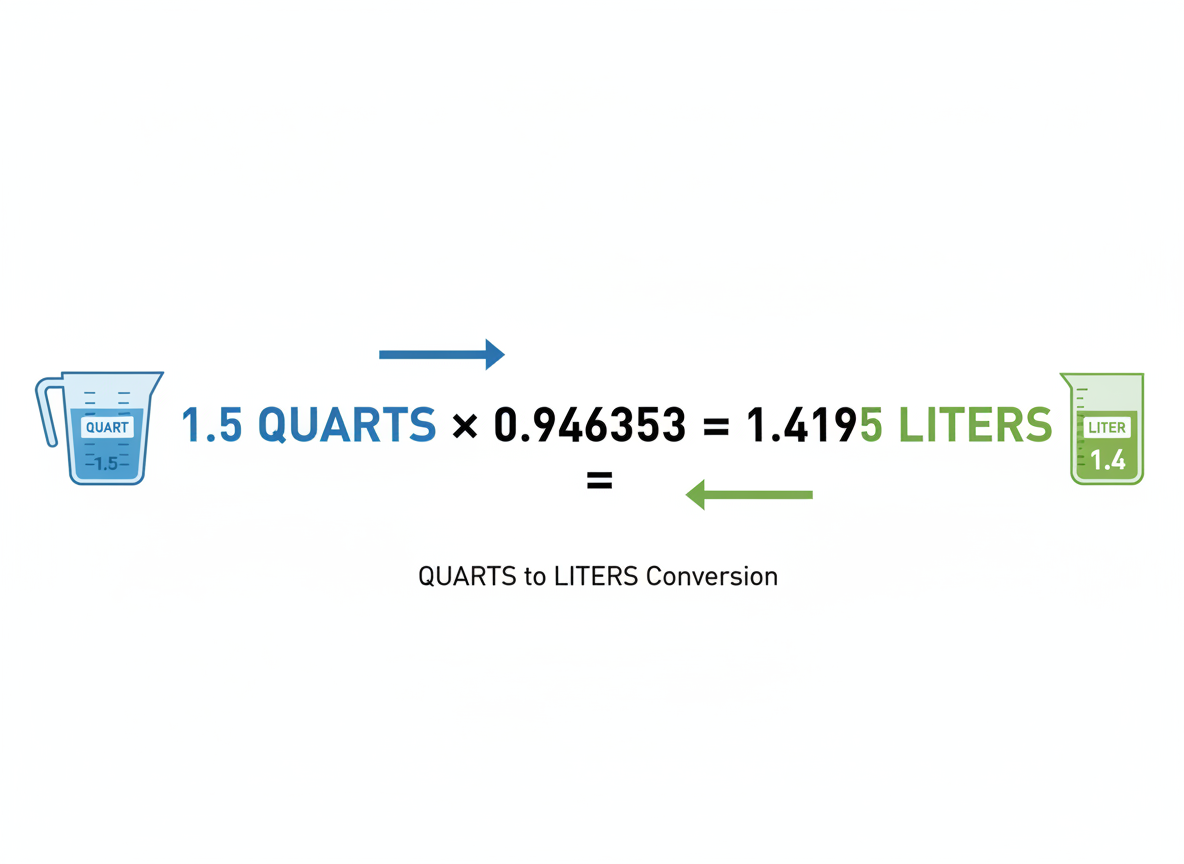 Understanding the Conversion: Quarts to Liters Formula