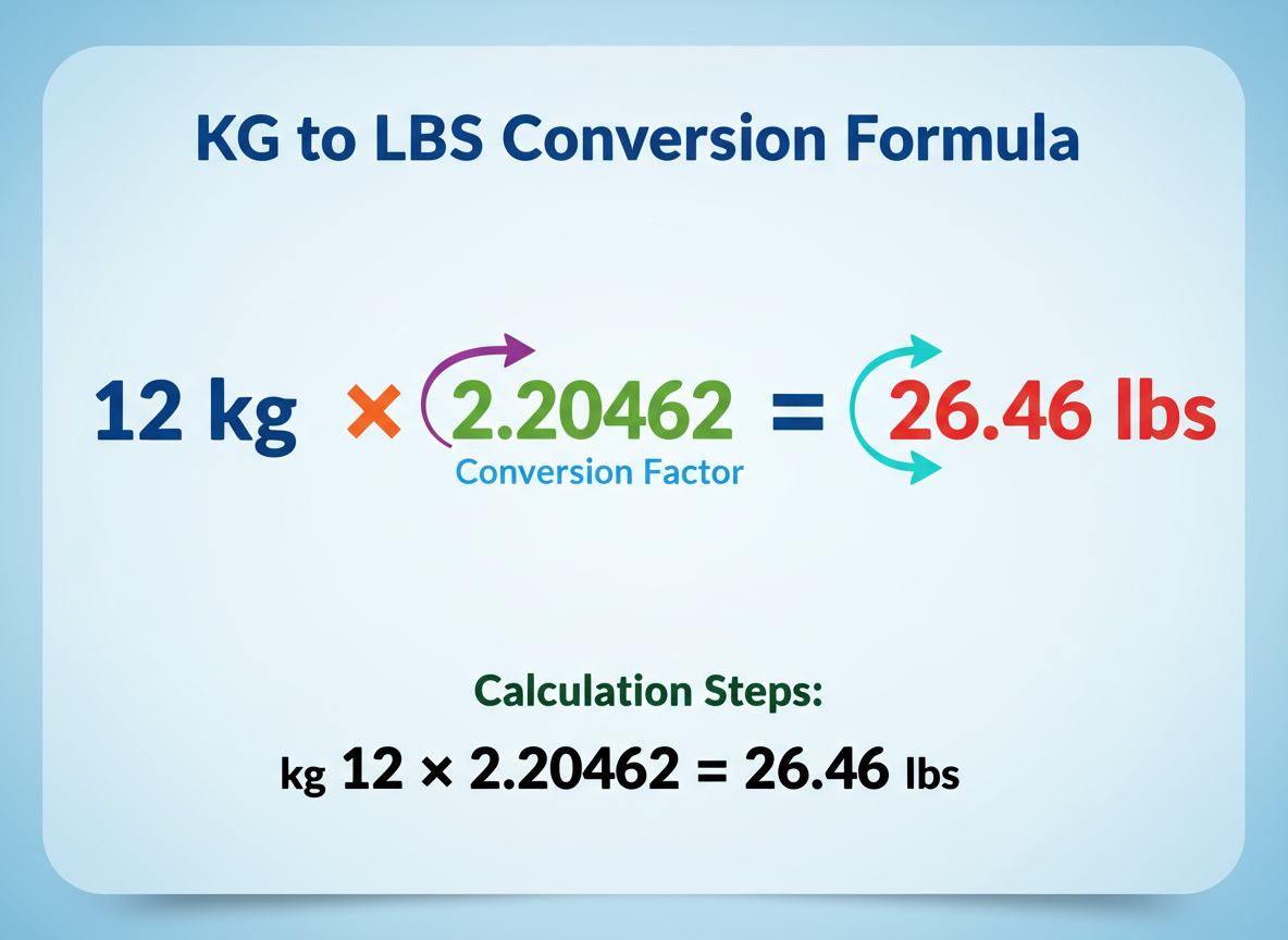 Understanding the Conversion: How to Convert 12 kg to lbs
