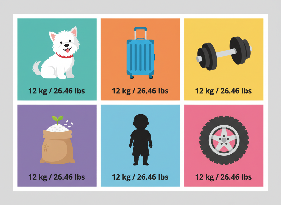 Real-World Examples: What Weighs 12 kg?