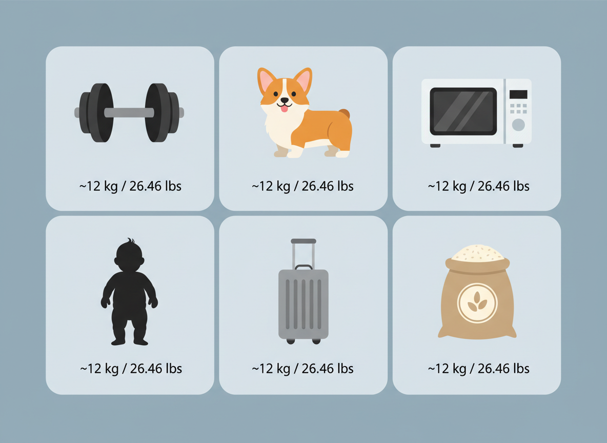 Real-World Examples: What Weighs 12 kg?