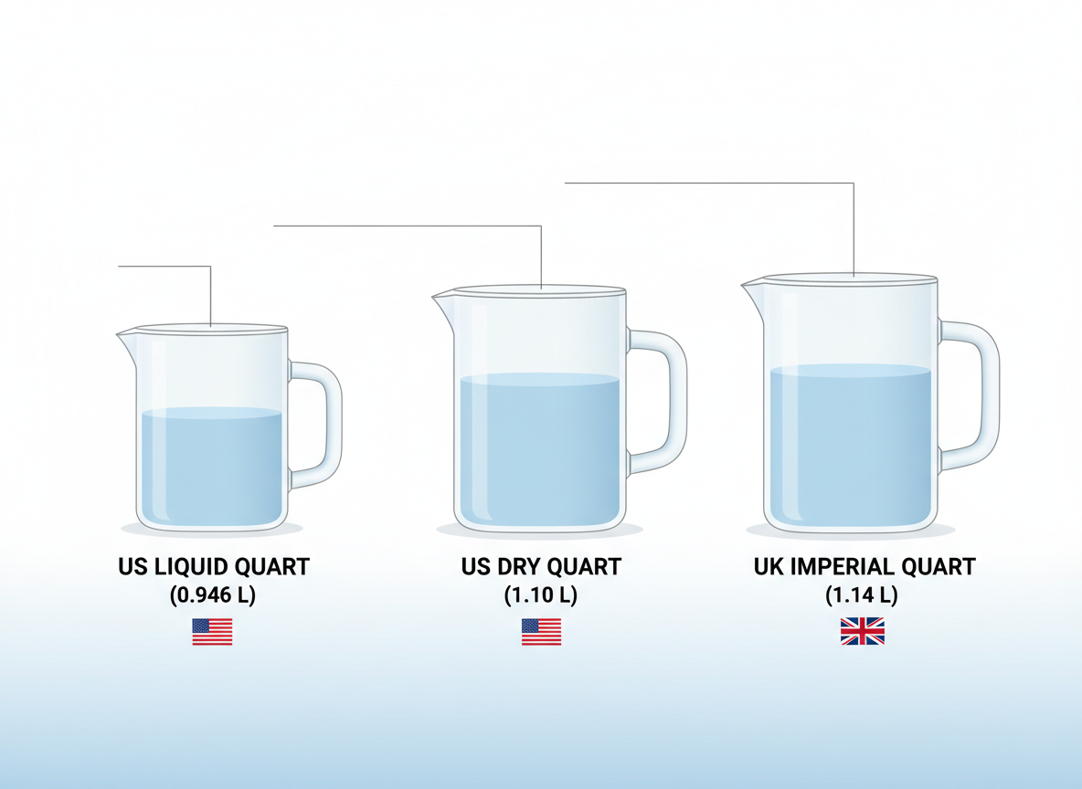 US Quarts vs UK Imperial Quarts: What's the Difference?