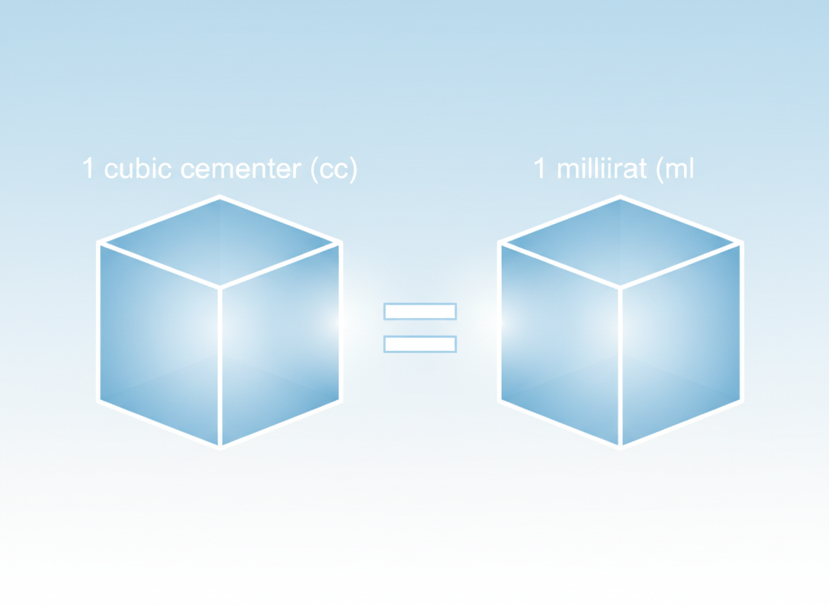 Understanding cc and ml: What's the Difference?
