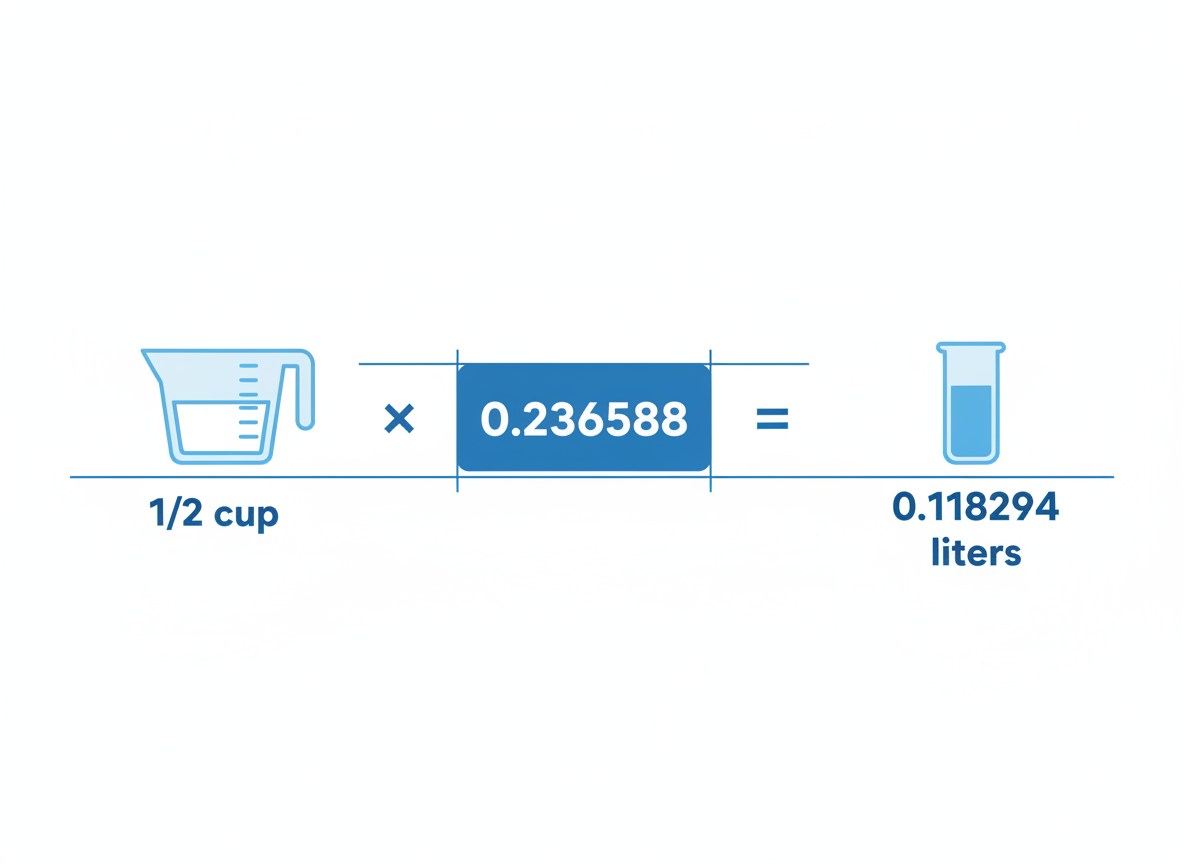 Understanding the Conversion: How to Calculate 1/2 Cup to Liters