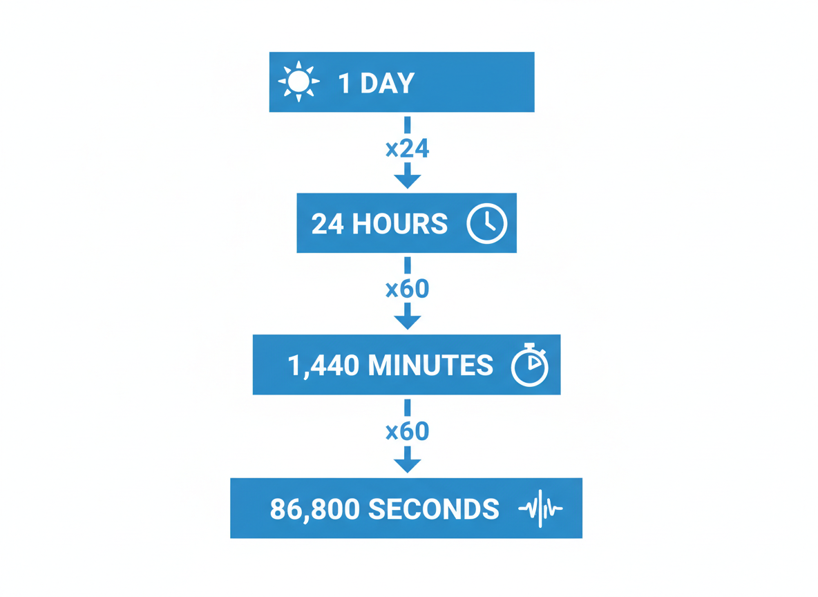 Understanding the Conversion: Why 86,400 Seconds?