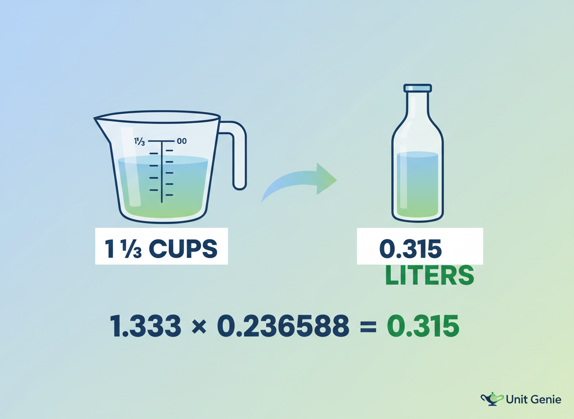 Understanding the Conversion: Cups to Liters
