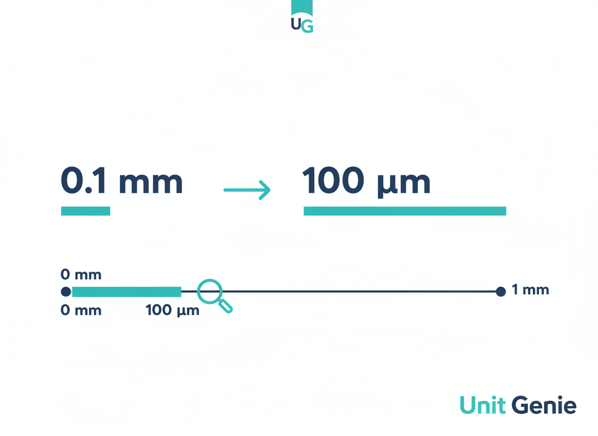 Quick Answer: 0.1 mm to um Conversion