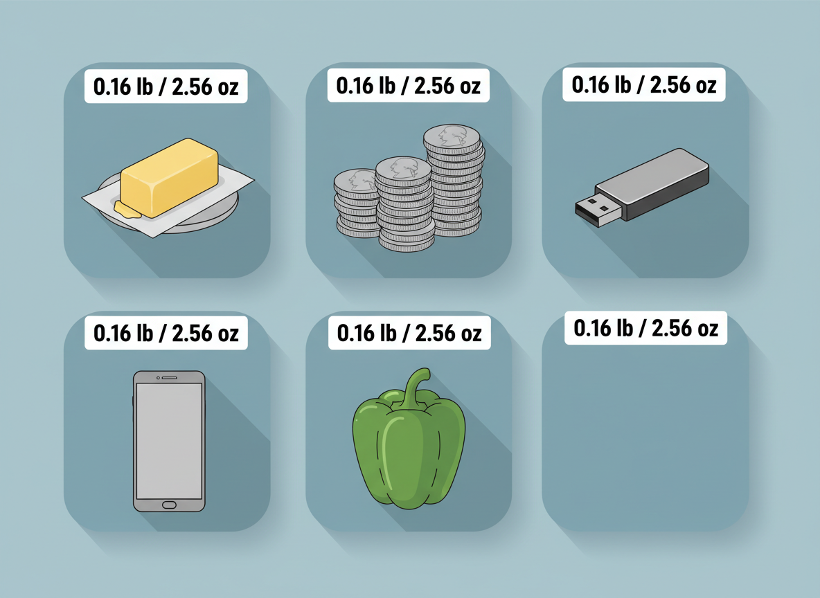 What Does 0.16 Pounds Look Like? Real-World Comparisons