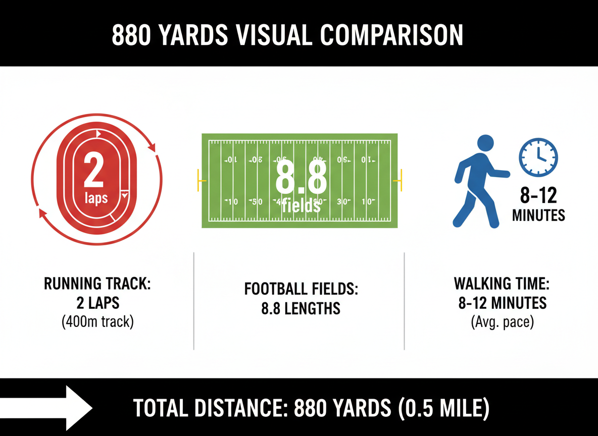 Real-World Examples: 880 Yards in Context