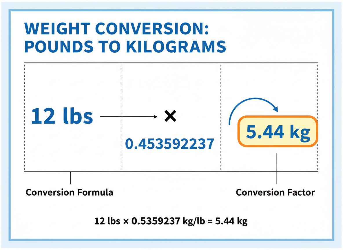 The Conversion Formula: Pounds to Kilograms