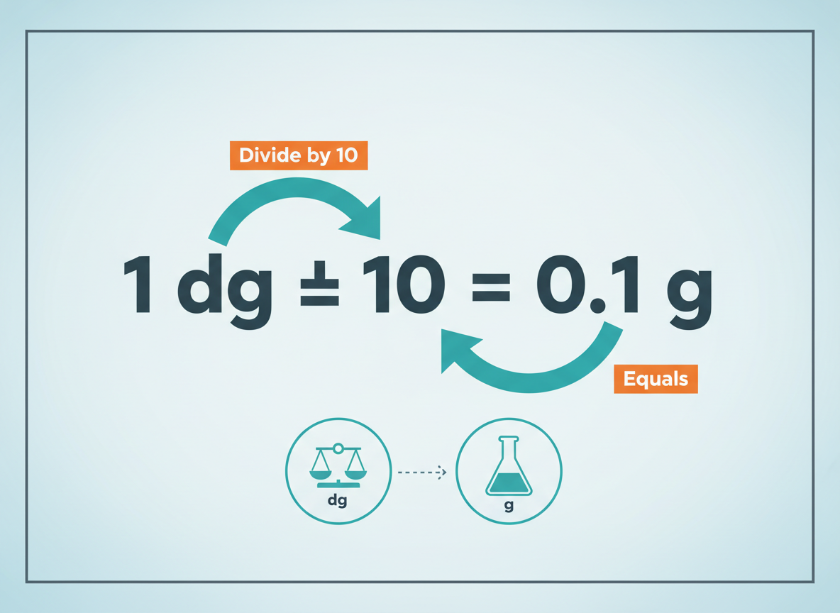 The Conversion Formula: Decigrams to Grams