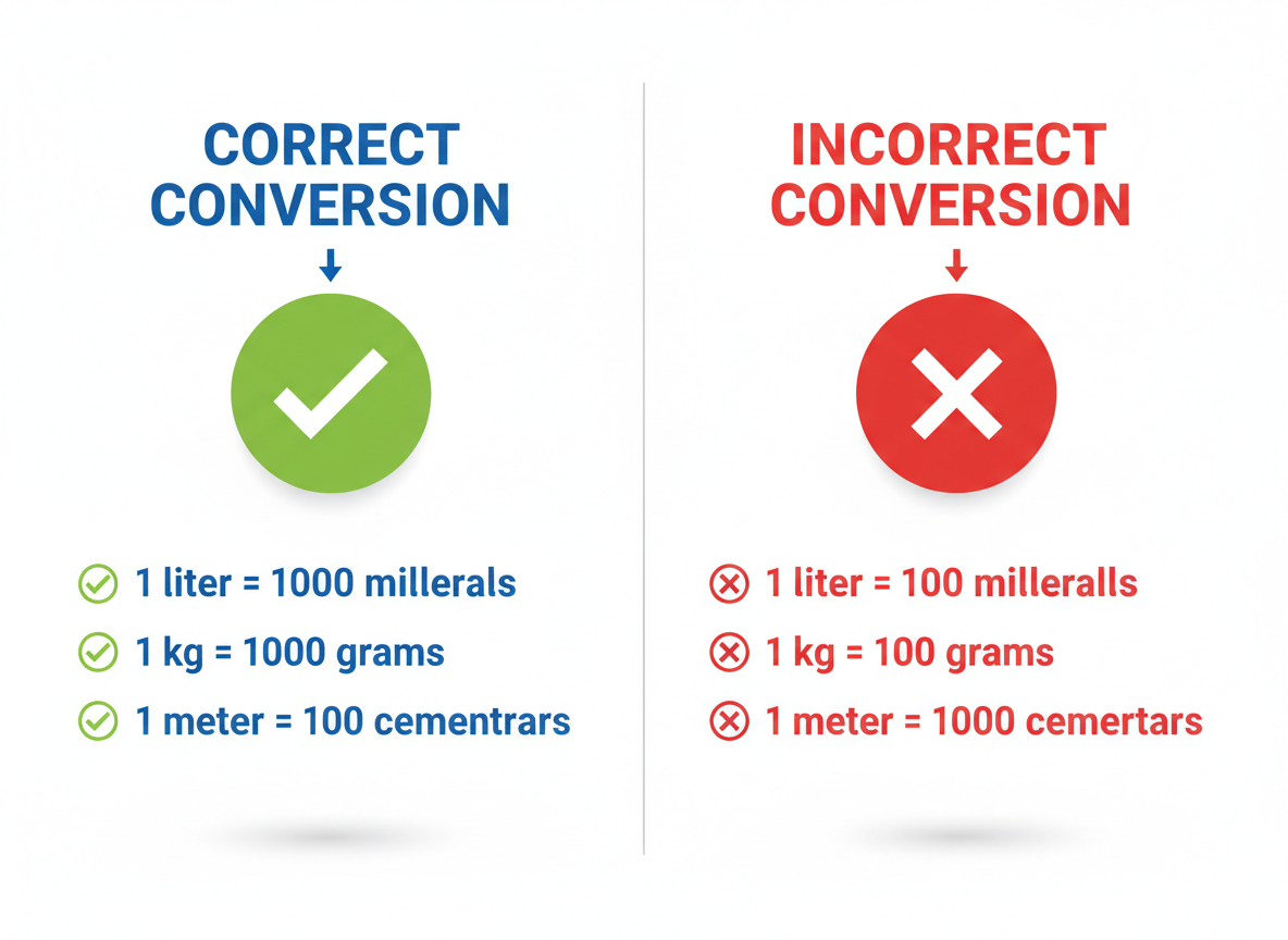 Common Conversion Errors to Avoid