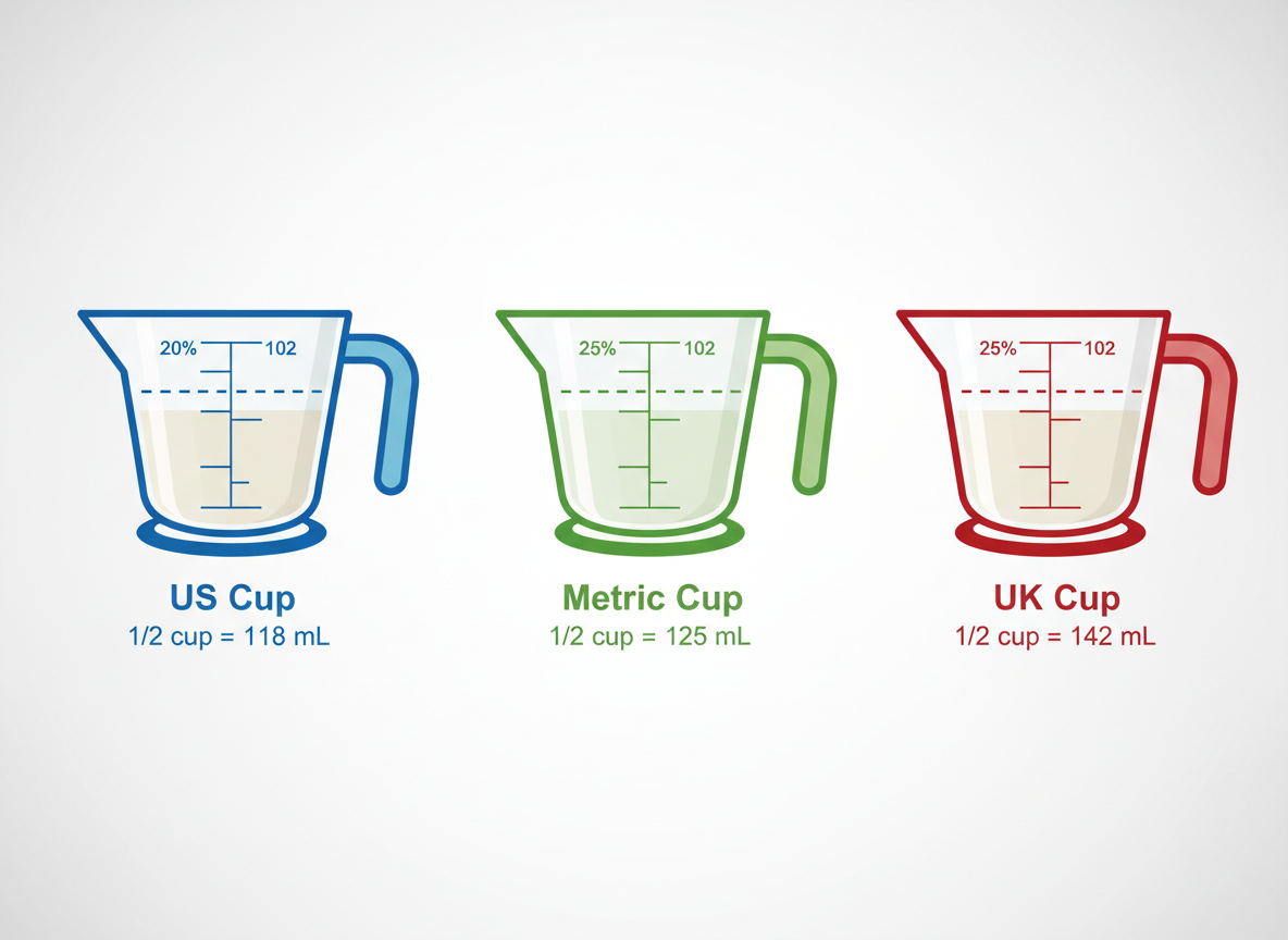 US Cups vs Metric Cups: What's the Difference?
