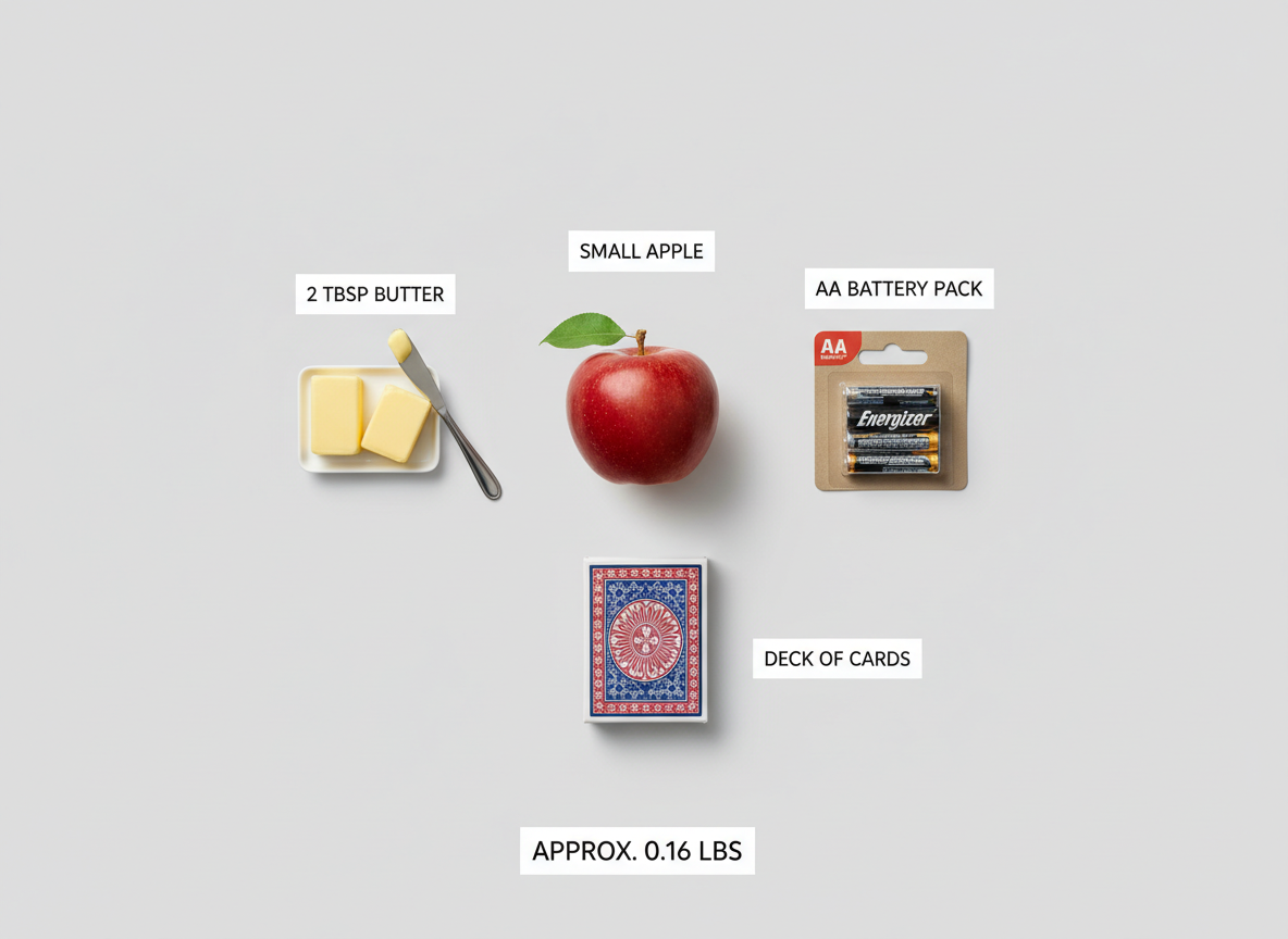 Visual Comparison: What Does 0.16 lbs Look Like?